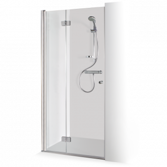 Dušo sienelė Brasta Glass GODA 789-804x2000 rudas stiklas 